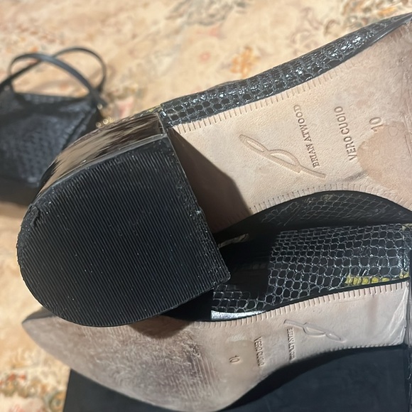 Brian Atwood ankle boots. W’s size 10 python leather authentic. - Picture 8 of 12